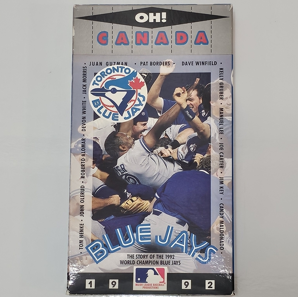MLB 1992 Oh Canada The story of the 1992 World Champion Blue Jays VHS Tape - Picture 10 of 15